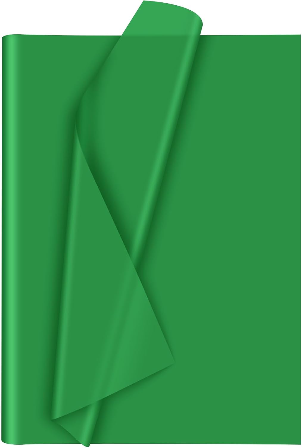 Morcheiong 60 Sheet Green Tissue Paper for Art and Wrapping