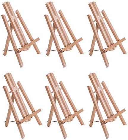 US Art Supply 11 Inch Tabletop Easel Pack of 6