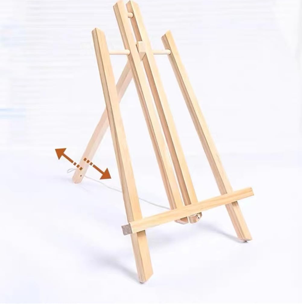 3pcs 118 Inch Wood Easels for Kids and Painting