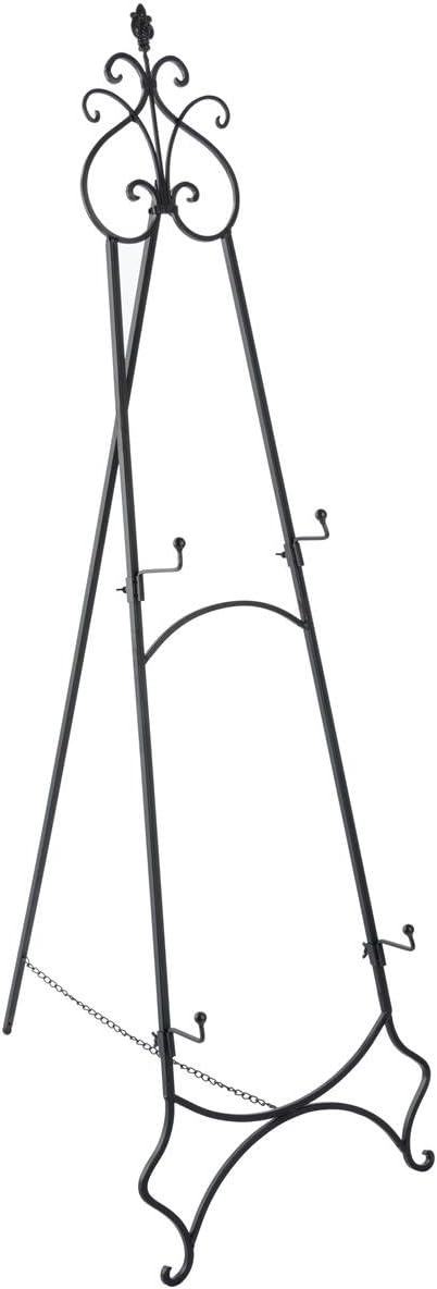 Displays2go Floor Easel with Dual Hooks 65 Inch