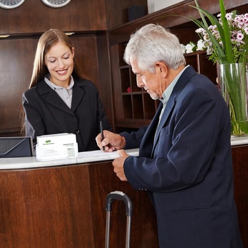60 Pack Acrylic Business Card Holder for Desk