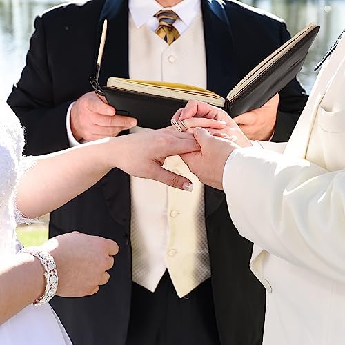 Hoolerry Wedding Officiant Book with Black Pen