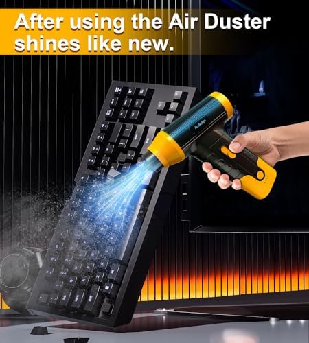 Cordless Electric Air Duster - 150000 RPM for Keyboard Cleaning
