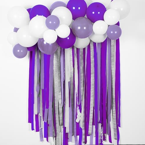 House Of Party Purple Crepe Paper Streamers 492ft 6 Rolls