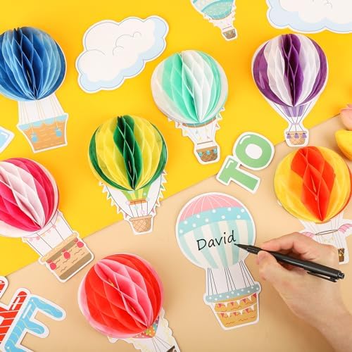 3D Hot Air Balloon Bulletin Board Decorations