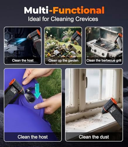 Rilicco Electric Air Duster with Reverse Charging and Variable Speed