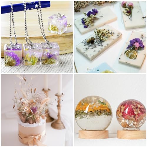 PATIKIL Pink Pressed Flowers for Craft and DIY