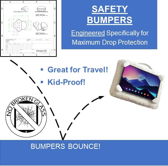Safety Lounger Cozy iPad Pillow Stand for Kids and Family