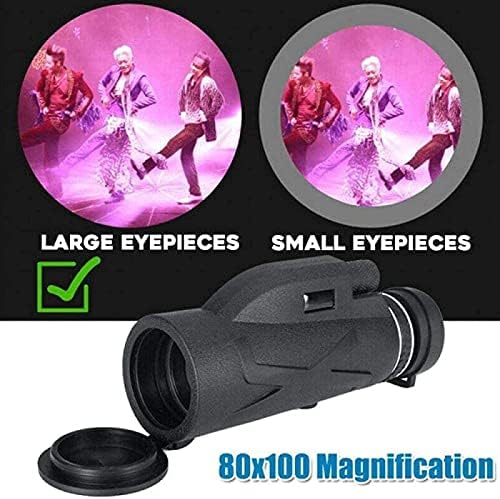 80X100 Magnification Waterproof Camping Monocular Telescope