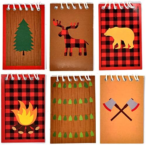 Gift Boutique 48 Woodland Camping Mini Notepads Set