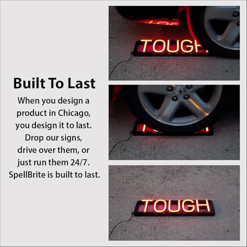 SpellBrite Photo Booth Sign for Businesses with Neon Look