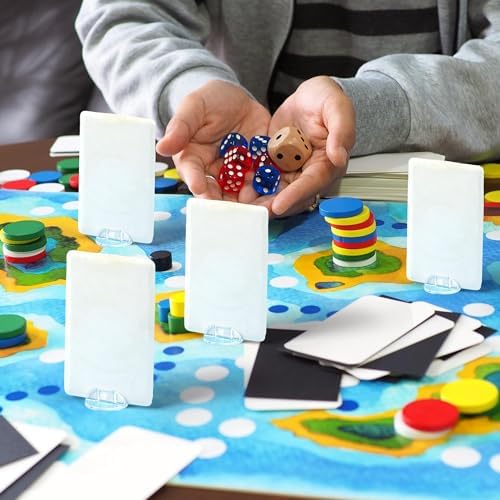 120 Pcs Transparent Plastic Card Holders