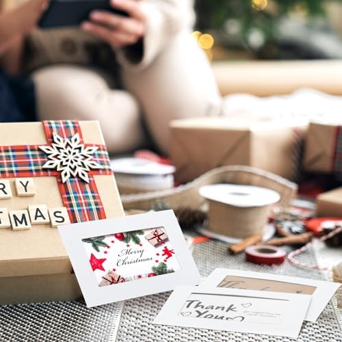 Uiifan 550 Pcs Window Gift Card Envelopes for Business