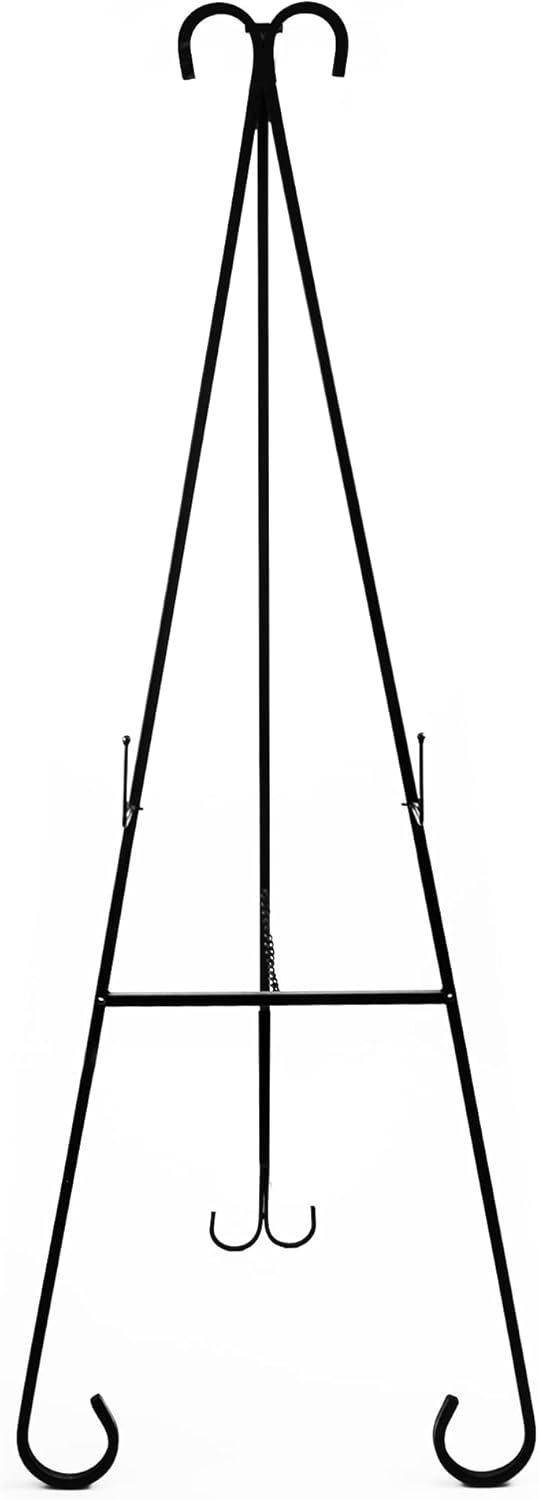Designstyles Metal Easel Display Stand Black