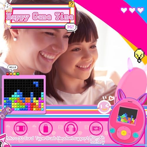 Wiwoo 64GB Kids MP3 Player with Bluetooth and LED Lights