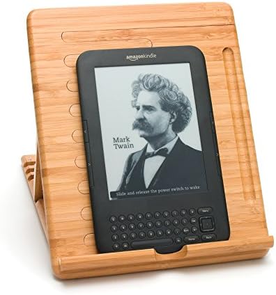 Lipper International Bamboo Wood Expandable Tablet Stand