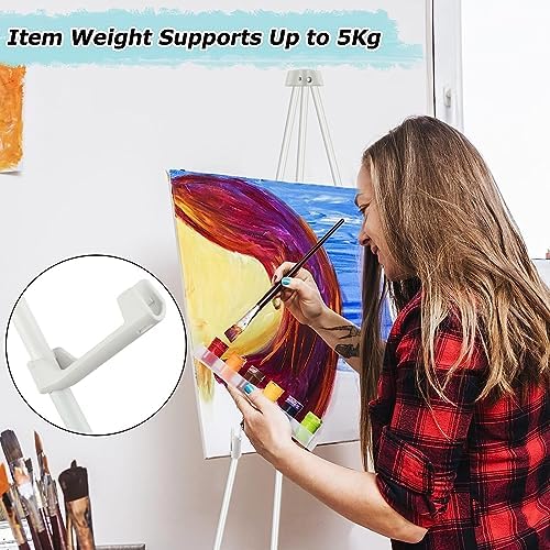 CertBuy 2 Pack White Easels for Signs and Display