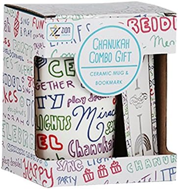 Zion Judaica 6 Pack Chanukah Mugs Gift Set