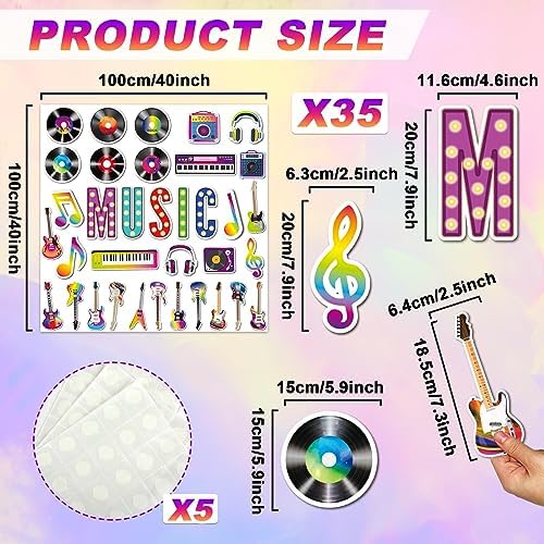 Music Notes Cutouts for Classroom Decorations