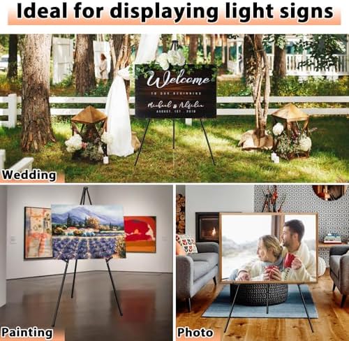 Instant Display Easel Stand 63 Collapsible Portable Art Easel