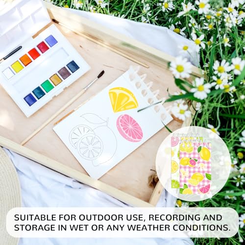 Lemon Mini Spiral Notebooks 24 Pcs Party Favors