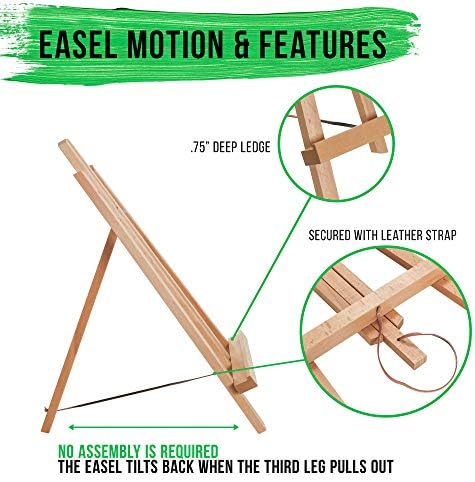 US Art Supply 14 Inch Medium Tabletop Easel Pack of 12