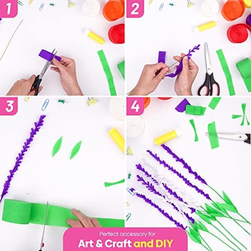 8 Crepe Paper Streamers Rolls 656ft Rainbow Party Decor
