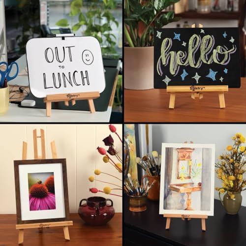 Natural Beechwood Display Easel - Small 75 x 11 Table Top Stand