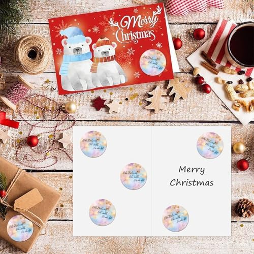 3in Round Label Stickers 100pcs Quotes Decals for Envelopes Bottles Boxes