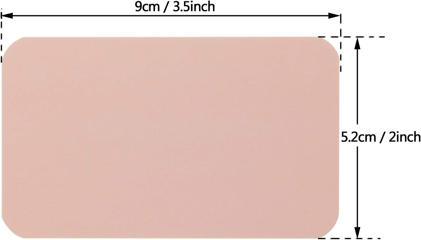 Tupalizy 100PCS Light Pink Writable Business Cards