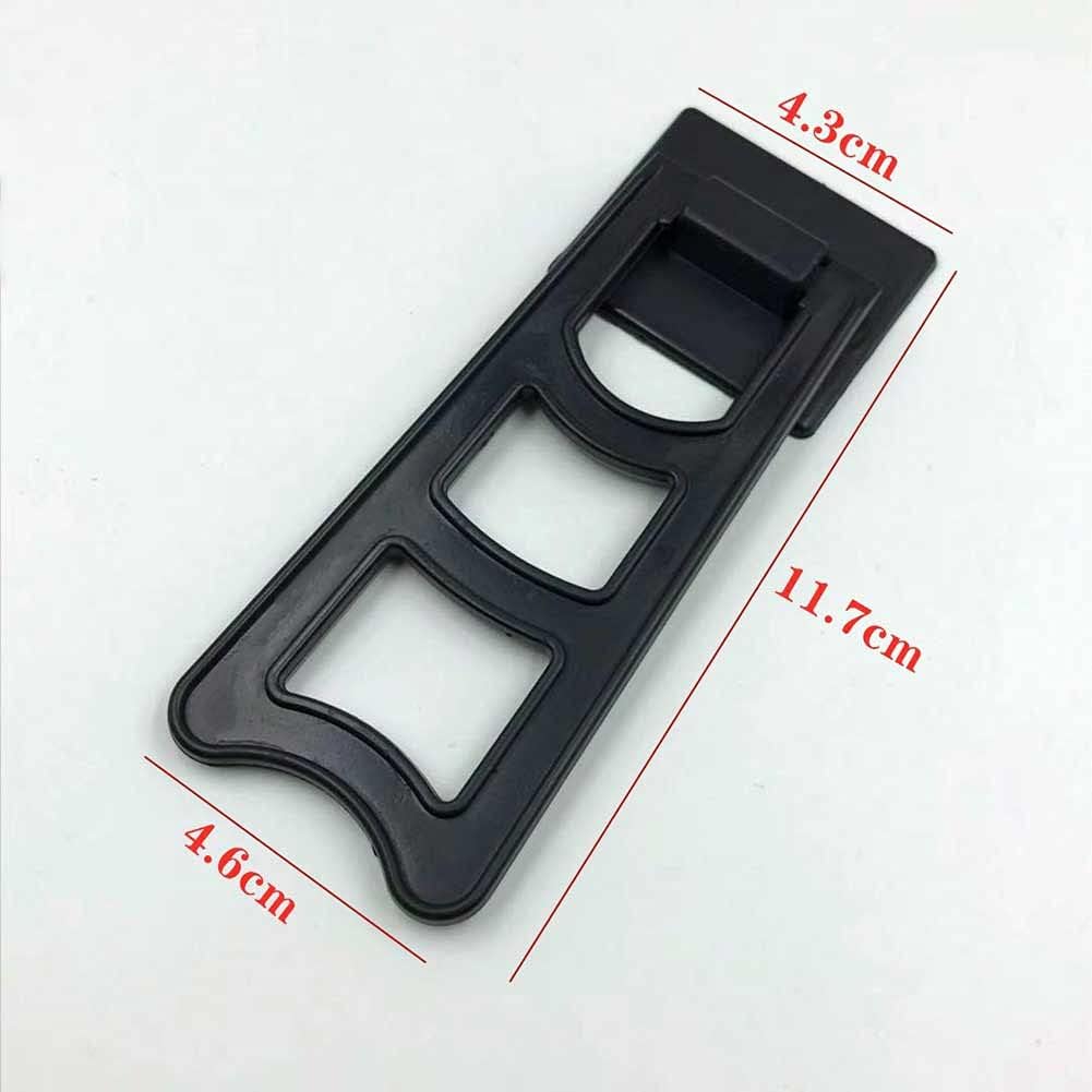 10 Pcs Plastic Picture Frame Easel Back Stand Black
