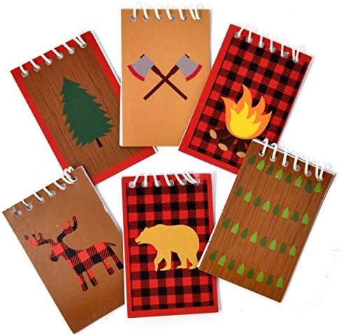 Gift Boutique 48 Woodland Camping Mini Notepads Set