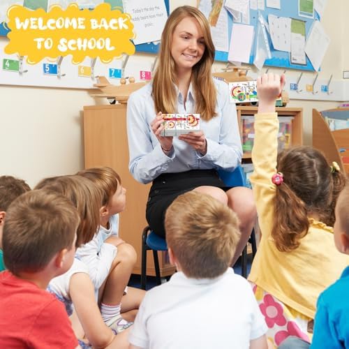 24 Piece Back to School Pens Keychains Greeting Cards Set