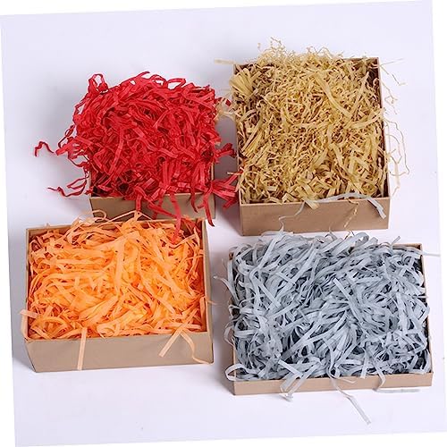SKISUNO Wedding Favor Box Filler Kraft Paper with Raffia