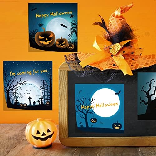 9 Piece Halloween Sticky Note Set with 450 Self-Adhesive Notes