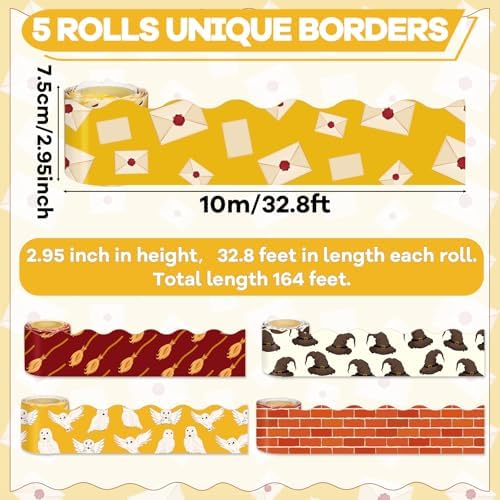 164ft Magical Wizard Bulletin Board Border Set