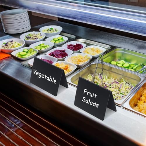 4x3 Inch Reusable Chalkboard Signs for Party Buffet Food Display