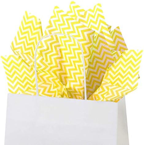 Flexicore Packaging Black Chevron Gift Wrap Tissue Paper