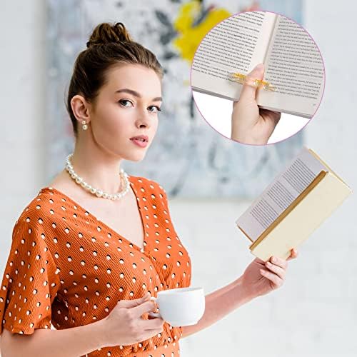 4 Dried Flower Resin Book Page Holders with Arch Design