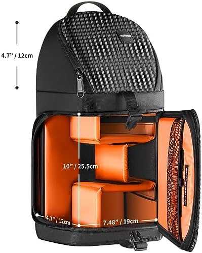 Neewer Professional DSLR Camera Case Sling Backpack with Waterproof Interior
