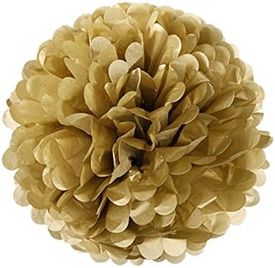 Fascola Christmas Tissue Paper Flowers 18 Pieces
