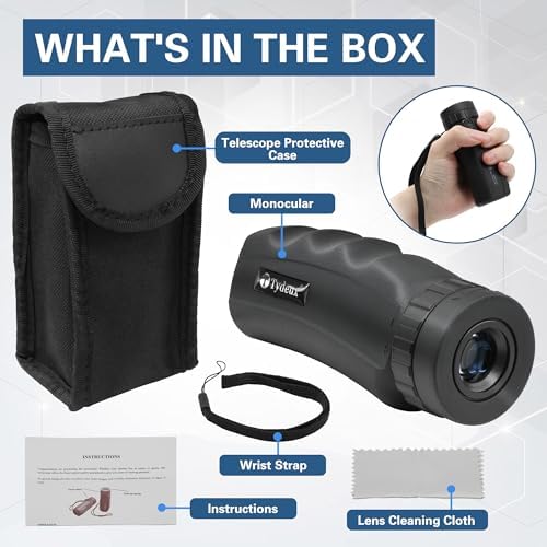 10x25 Monocular Telescope - Compact for Travel Bird Watching Hunting