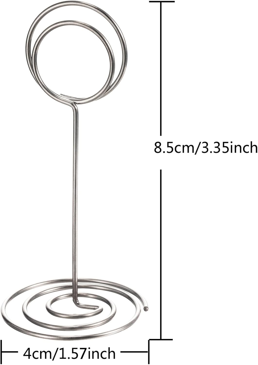 TecUnite 24-Pack 335 Inch Table Number Holder