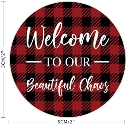 Cheyan 2in Round Label Stickers 100pcs