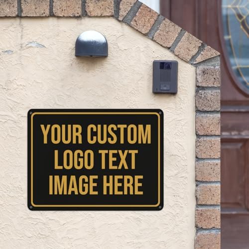 Custom Outdoor Metal Sign 8x12inch Personalized