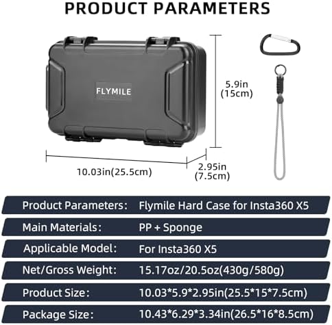 Flymile X5 Portable Waterproof Camera Case