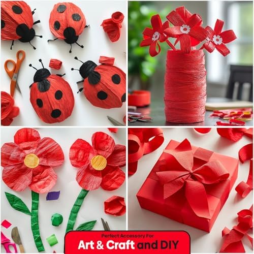 Captain Decor 4 Red Streamers 382 FT Pack
