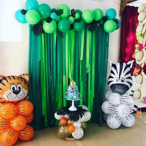 PartyWoo Crepe Paper Streamers 4 Rolls 328ft 1