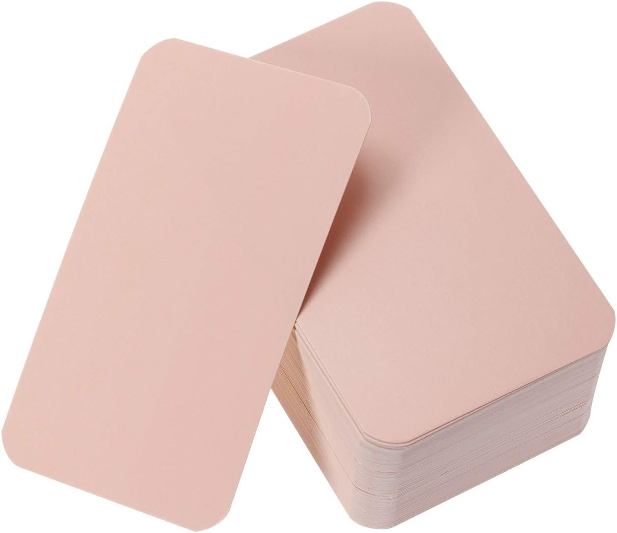 Tupalizy 100PCS Light Pink Writable Business Cards