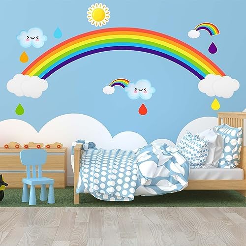 Glenmal 21 Pcs Jumbo Rainbow Bulletin Board Set